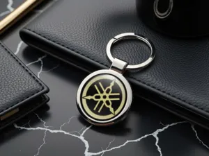 Yamaha Key Chain Holder Sturdy Metallic Alloy